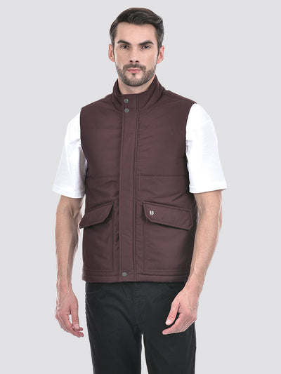 Men's Reversible Sleeveless Polyester Jacket