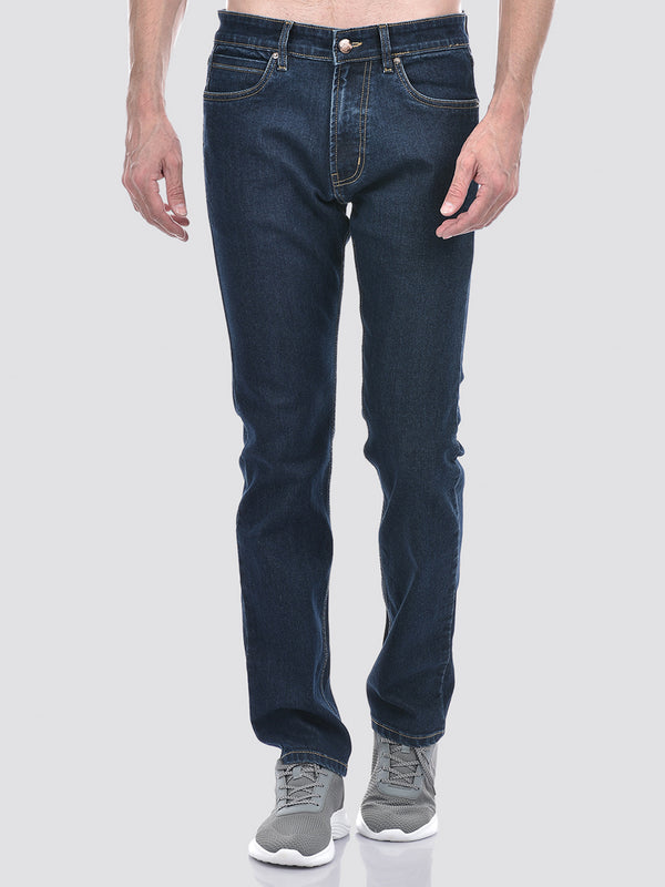 Men's Sustainable Straight Fit Mid Blue Jeans