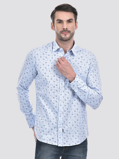 Men's Full Sleeves Slim Printed Shirts