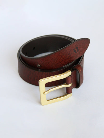 Numero Uno Brown Leather Belt